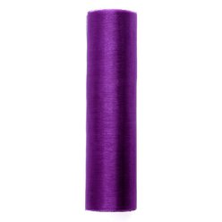Organza fialová švestka 16 cm